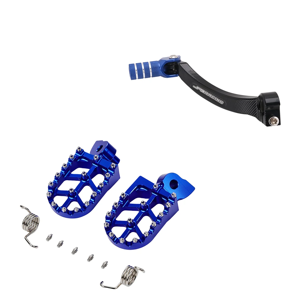 Motorrad-Schalthebel Fußrasten Fußstützen Pedale für YAMAHA YZ250F YZ450F YZ250FX YZ450FX WR250F WR450F