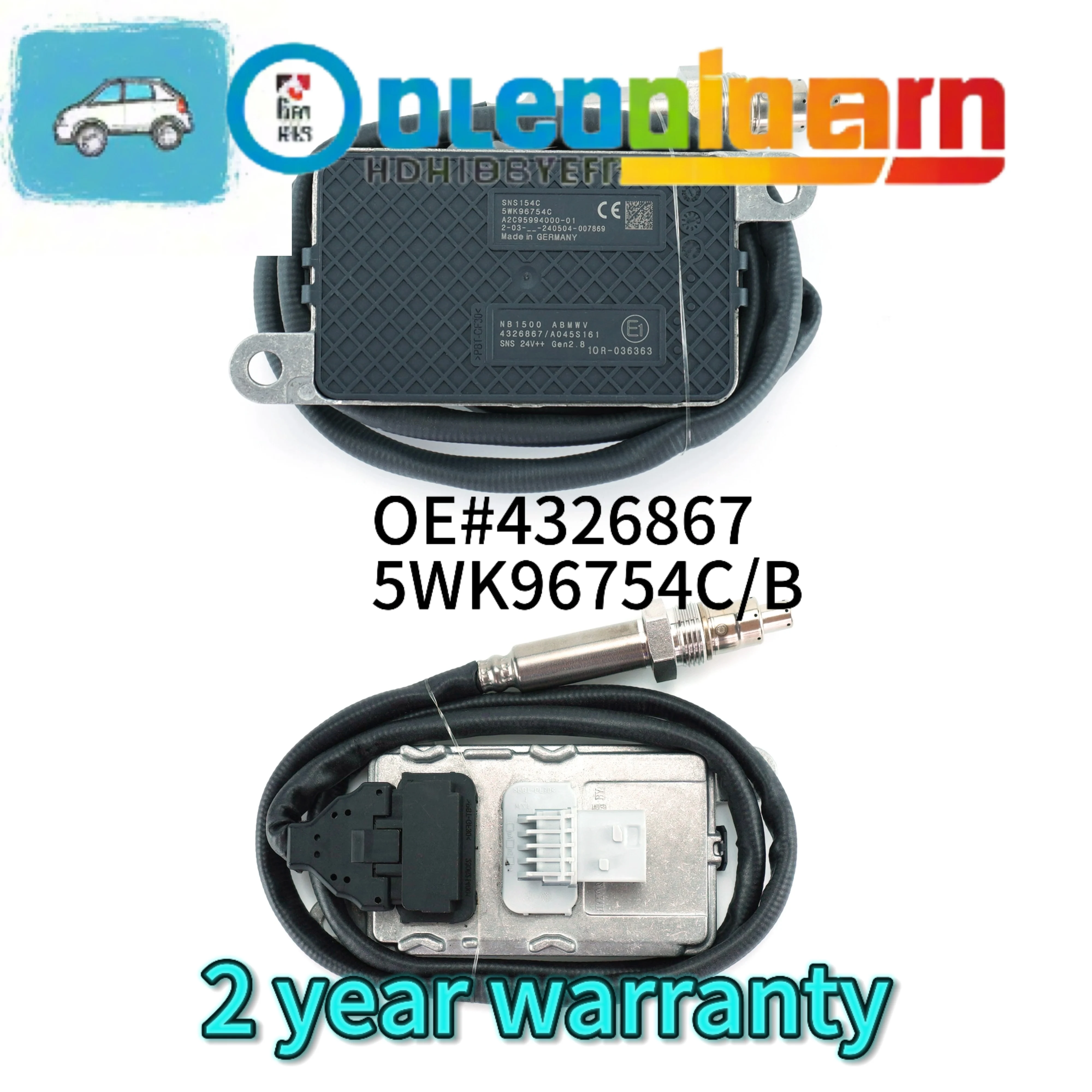 

4326867 5WK9 6754C/ 5WK96754B New Nitrogen Oxygen NOx Sensor For CUMMINS Engine Truck Spare Parts 5WK96754C/5WK9 6754B