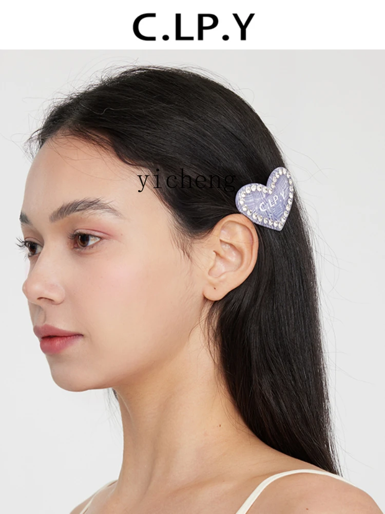 Yy Love Rhinestone Sweet Hair Clip Female Side Clip High-Grade Hair Accessories