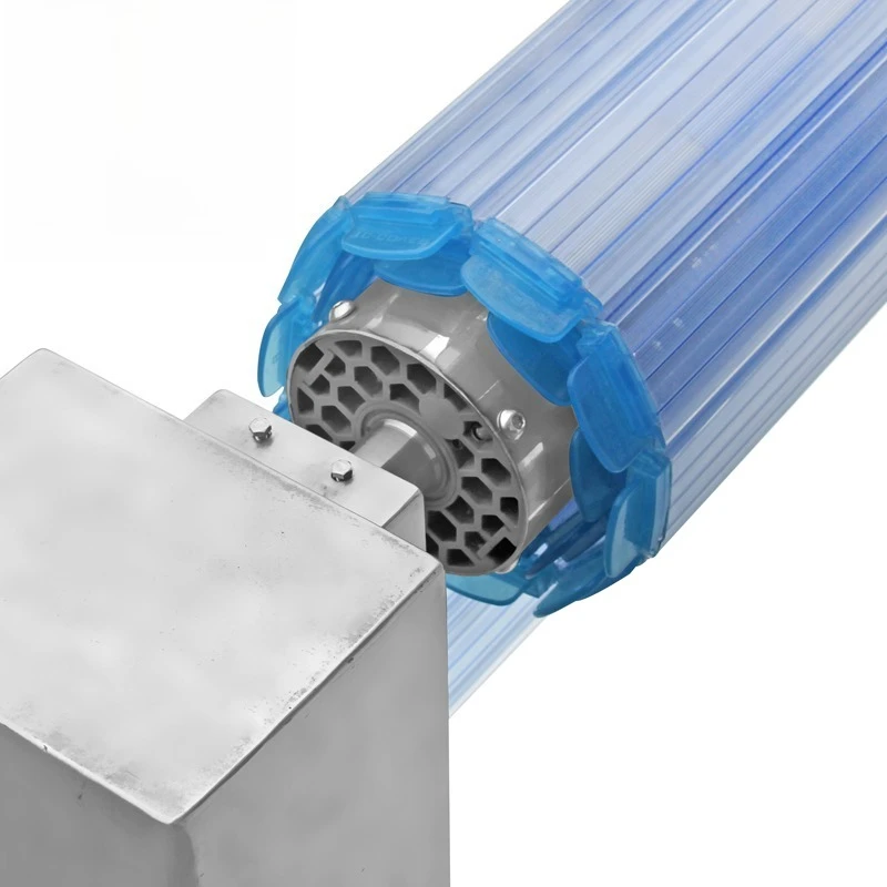 Electric pool cover reel Ground pool Underwater use of rollers for pool cover management