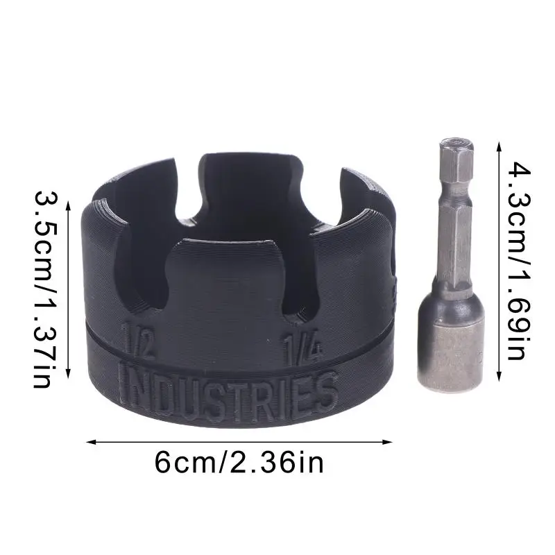Насадка для сверла с гайкой-молнией для быстрого снятия гаек и болтов, инструмент для снятия гаек, инструмент для извлечения болтов для стойки кабелепроводных каналов, торцевые ключи