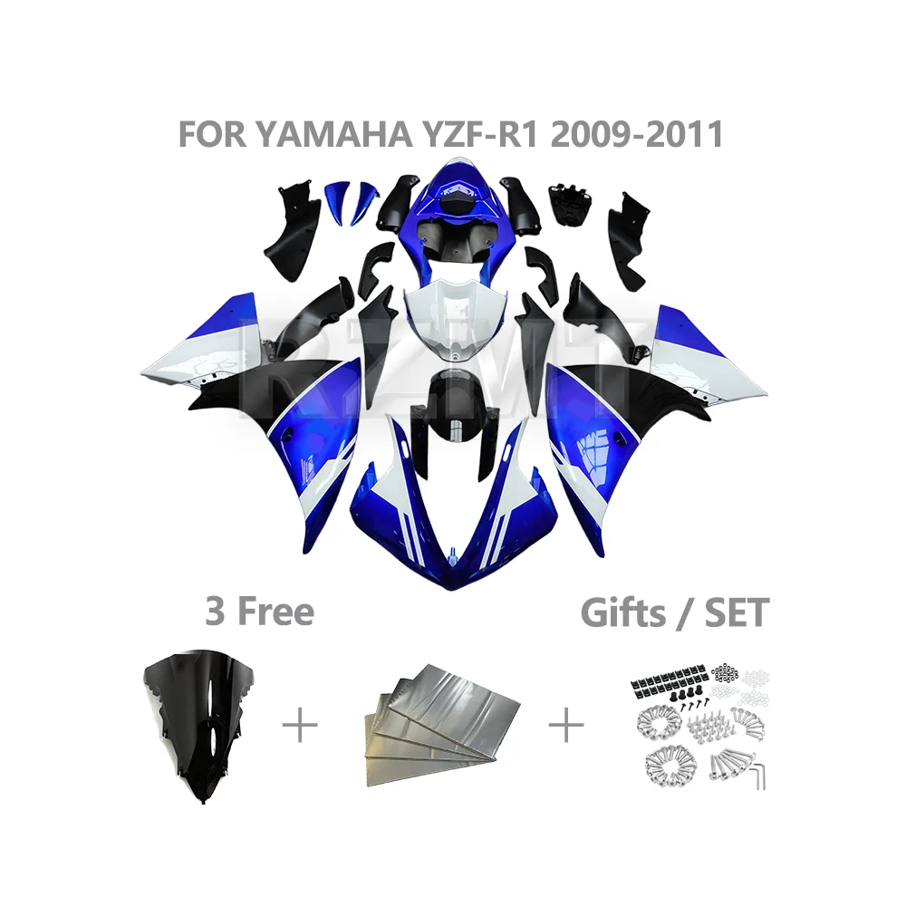 

For YAMAHA R1 2009-2011 Motorcycle Fairing Customized Full Body Kit YZF R1 Fairings ABS Injection Motorcycle Frame Y1009-106a