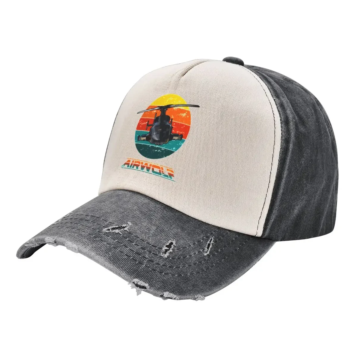 Airwolf Sunset 1980s Retro Classic Cowboy Hat Kids Hat tea hats Hat Beach Hat Man Luxury Man Cap Women's