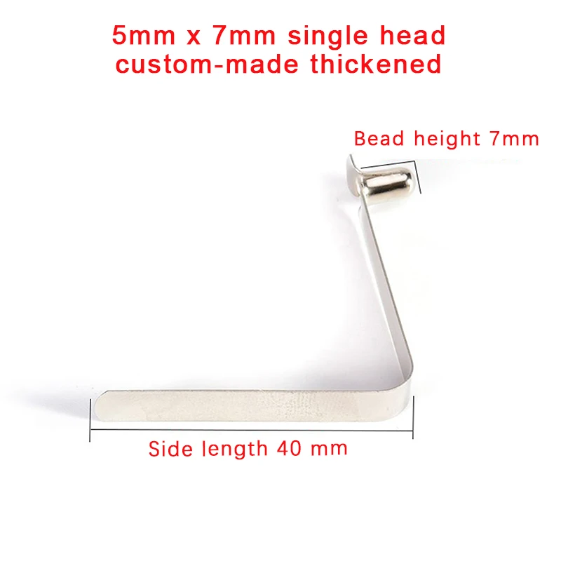 10 قطعة أنبوب زر واحد المفاجئة قفل الخامس نوع قافلة الصلب كاياك الربيع كليب