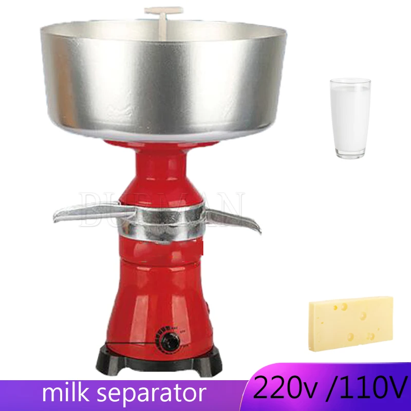 Electric Milk Cream Separator Commercial Stainless Steel Centrifugal Skimmer Household Butter Milk Skimming Machine