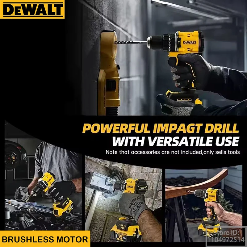 ديوالت DCD805 الحفر اليد بطارية ليثيوم 20 فولت قابلة للشحن فرش متعددة الوظائف مفك كهربائي تأثير الحفر أدوات كهربائية #2