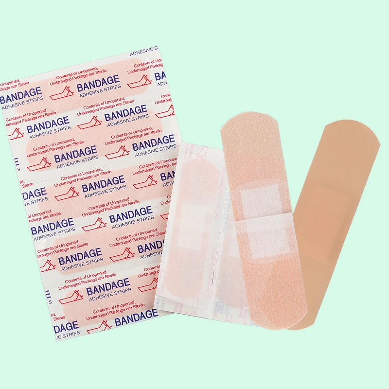 Band-Aids Waterproof Breathable Cushion Adhesive Plaster Wound Hemostasis Sticker Band First Aid Bandage Medical Gauze