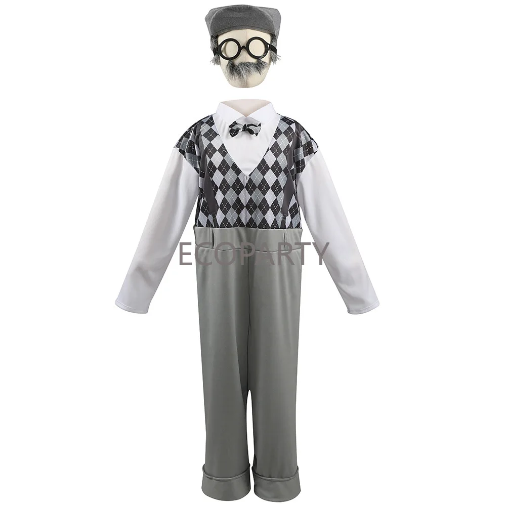 Old Man Costume Kids Boys 100 Days Grandpa Costume Kids 100 Year Old Costume Boys Dress up