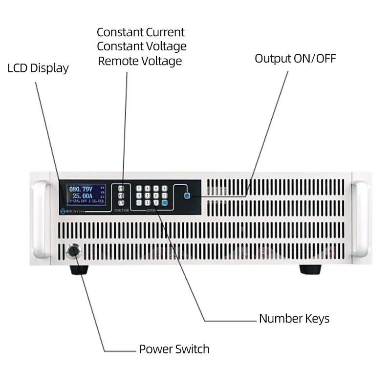 KUAIQU 200V 30A Five Digit Programmable AC Power Supply Laboratory Variable Voltage Stabilized Power Supply 6000W Aging test