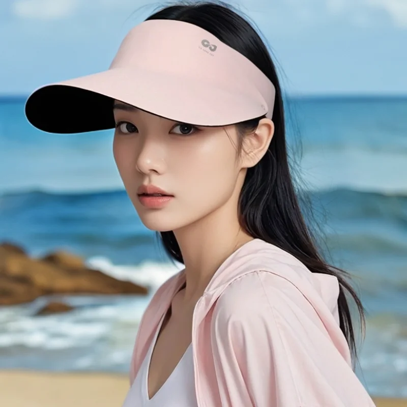 تنفس للطي محيط الرأس الكبير فارغة أفضل قبعة جديدة الأشعة فوق البنفسجية حماية فارغة أعلى الصيف واقية من الشمس قبعة ظلة في الهواء الطلق 2