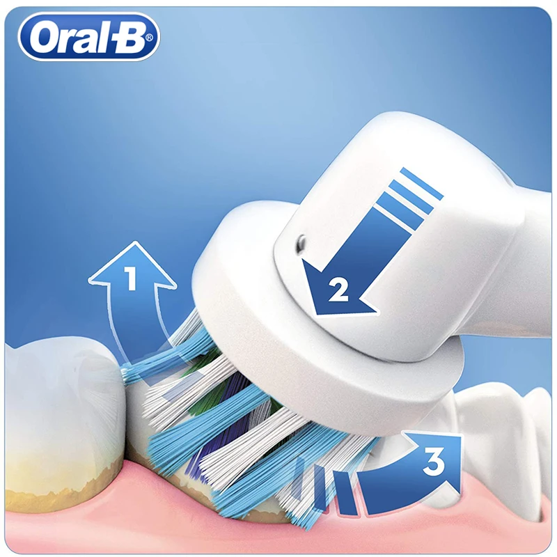 Original Oral B Replacement Brush Heads for Oral B 4010/4510 Vitality Toothbrush Protect Teeth Authentic Oral B Refill