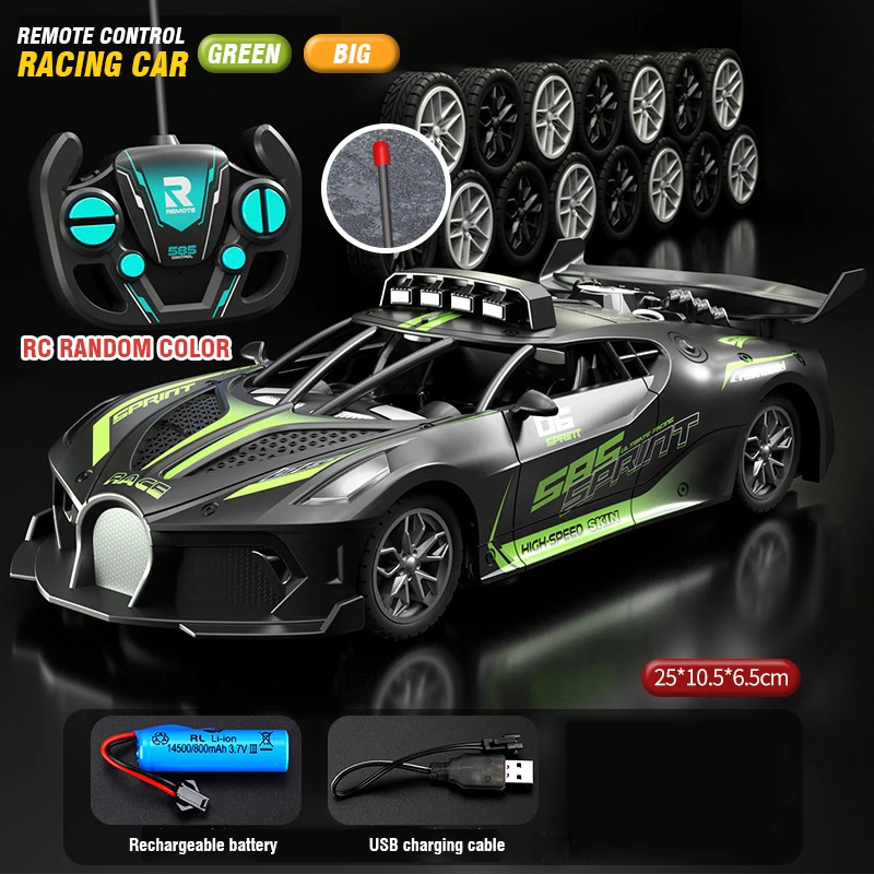 Rc Auto 4Ch High-Speed Afstandsbediening Drift Racewagen Elektrische Sportwagen Speelgoed Voertuig Model Speelgoed voor Jongens Kinderen verjaardagscadeau