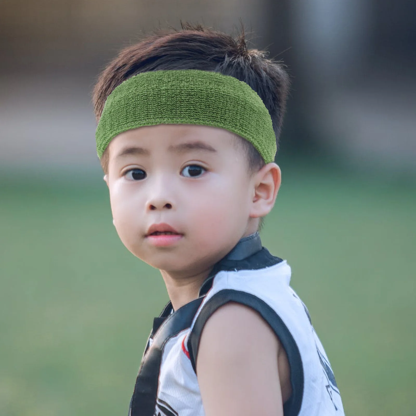 

6Pcs Sports Headb Elastic Unisex Sweatb s Women Men Running Polyester Cotton Hairb Yoga Gym Fitness Workout Anti Sweat