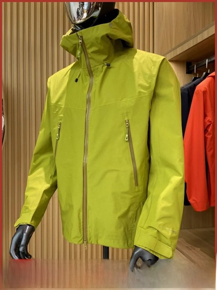 

Уличная ветрозащитная ткань с капюшоном Jaet, новая осенняя мужская модная молодежная верхняя одежда для пар, куртка-стойка