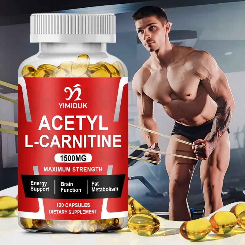 اشتر 2 واحصل على 2 مجانًا! كبسولات الأسيتيل النقية L-Carnitine، تدعم تعزز الوضوح الذهني، المزاج وقدرة التعلم، الوظيفة المعرفية #6