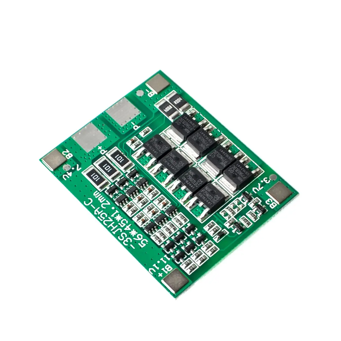 BMS PCM Battery Protection Board com Equilíbrio, Li-ion Bateria Cell Pack Module, Original, 3S, 25A, 18650, BMS PCM