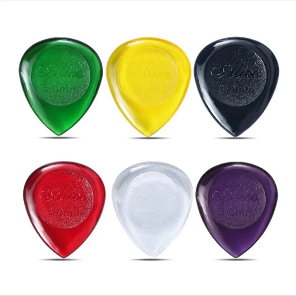 

6Pcs Alice Guitar Picks Hot Sale Acoustic Electric Bass Plectrum Mediator 1/2/3mm Fast Picking Guitar Accessory