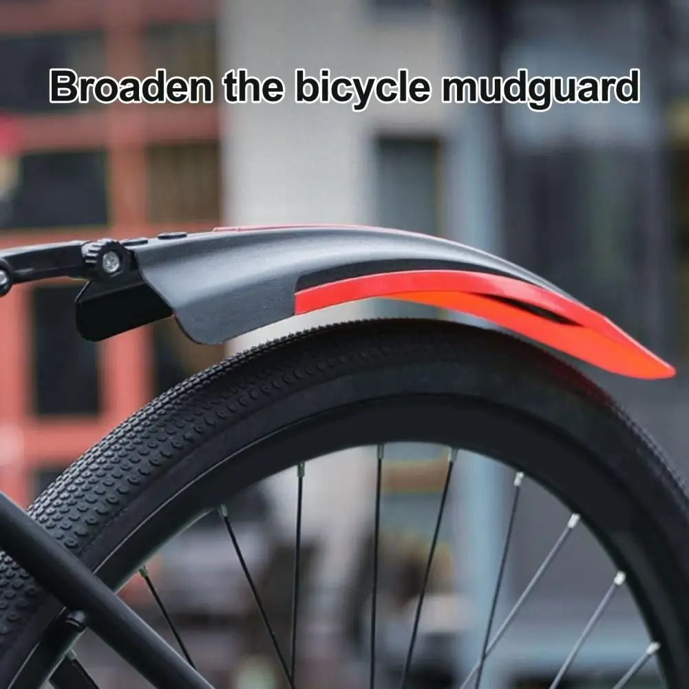 2 Pcs Bicycle Fender Adjustable Front And Rear Fenders Universal Bike Mud Guard Accessories For Mountain Road Bike Cycling Tool