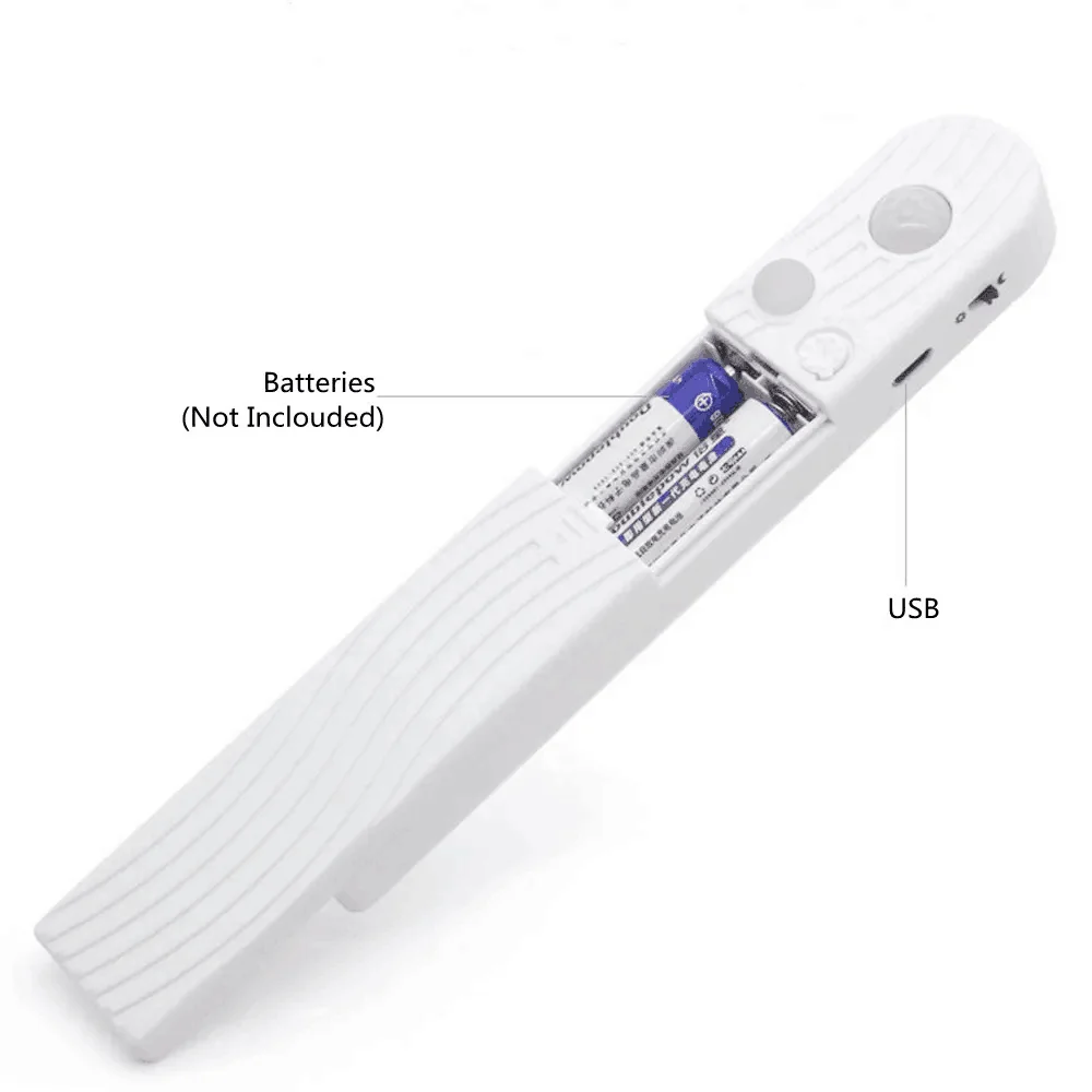 Caja de batería con Sensor de movimiento PIR con interruptor, soporte de batería AAA, caja sin batería para tira LED de 5V, luz de neón, DC5V, nuevo