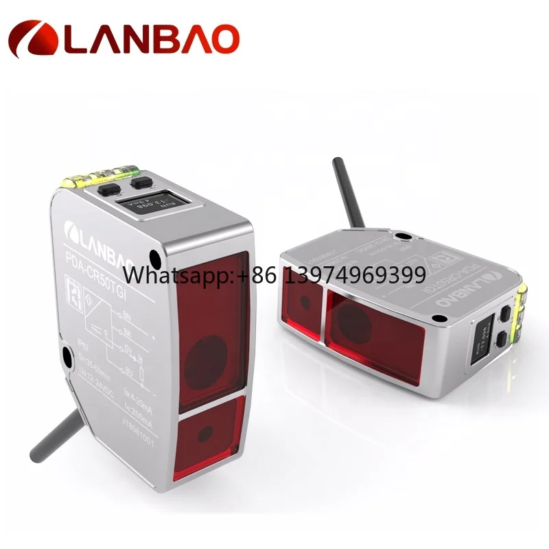85mm Sensor De Desplazamiento 30vdc Standard Laser Displacement Sensor