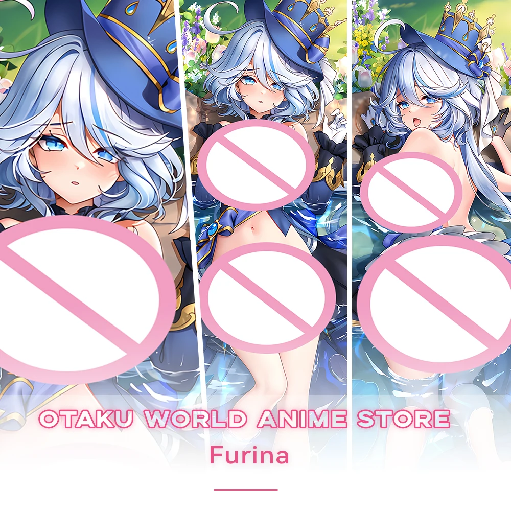 

Genshin Impact Furina Dakimakura Anime Otaku 2-Side Printed Waifu Decor Cute Hugging Body Pillow Case Cushion Pillow Cover