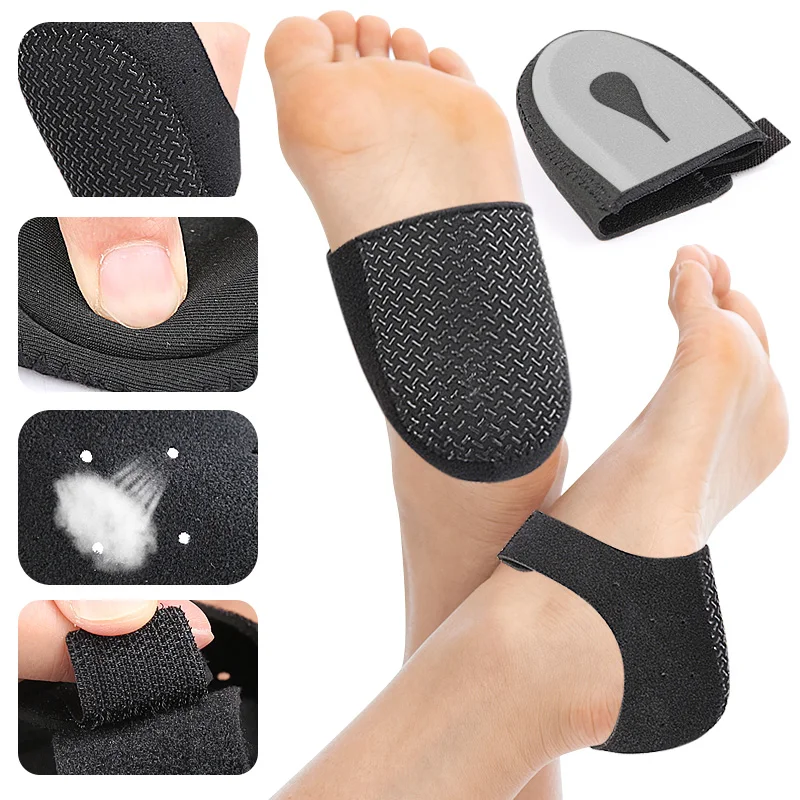 Medical Heel Pads for Plantar Fasciitis - Anti-Slip Bone Spur & Achilles Support, Orthotic Gel Cushion for Walking/Running