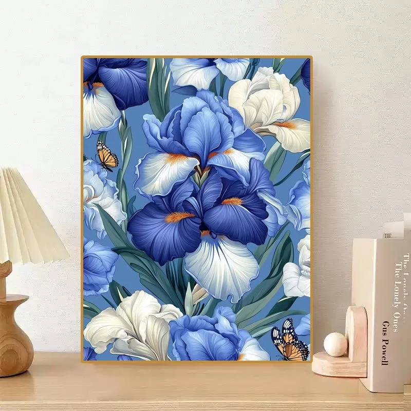 

A0642 Abstract Flower Art, Modern Oil Painting