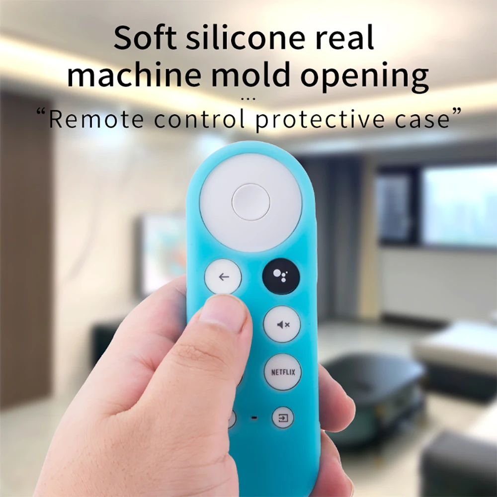 for Google Chromecast SmartTV Remote Control Non-slip Soft Durable Shockpro Protective Cover Shell Silicone Protective Case view 6