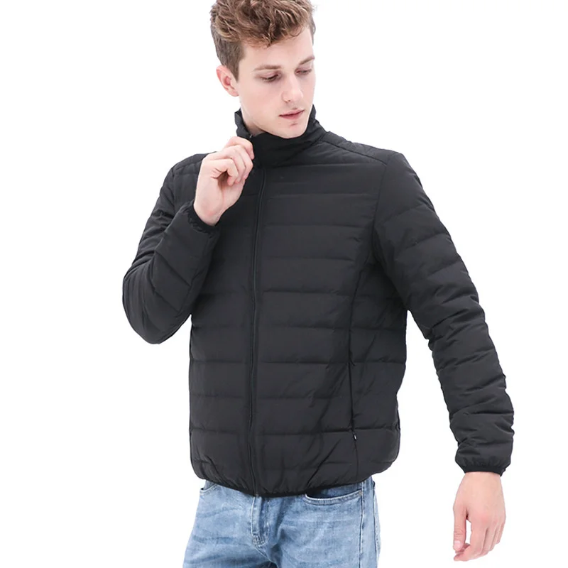 Mens Seamless Down Slim Fit Jacket High Quality Brand Clothing