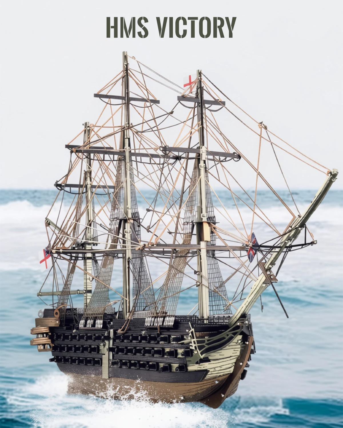 Piececool 3D Puzzles Metal Mod - огляд і ціна Model Kit Hms Victory