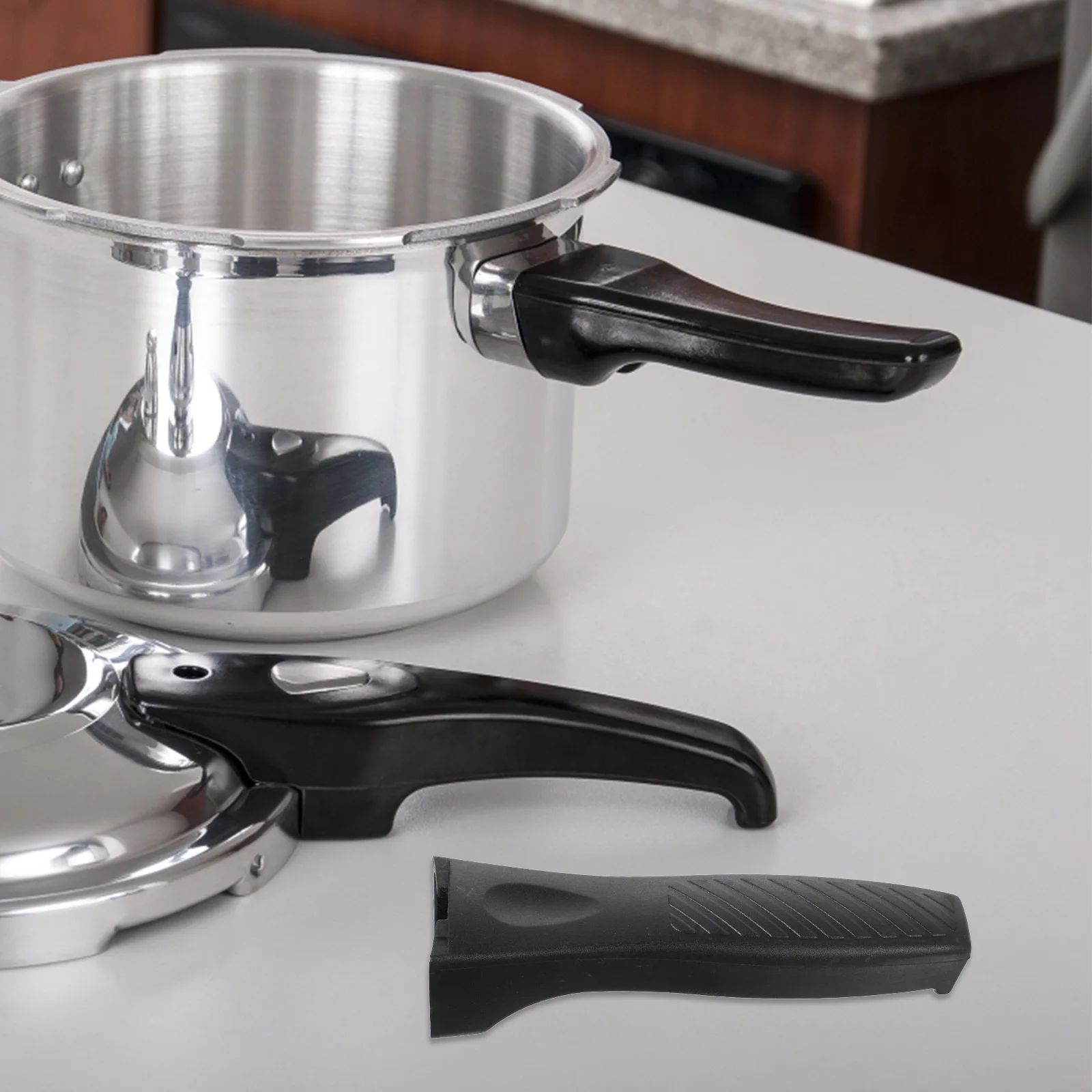 

Pressure Cooker Handle Replacement Heat Resistant Bakelite Install Anti Scald Universal Pot Handle Cooker Kitchen