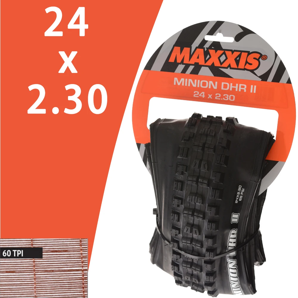 20 24 MAXXIS MINION DHF DHR 2 MOUNTAIN BIKE TIRE TUBELESS OR