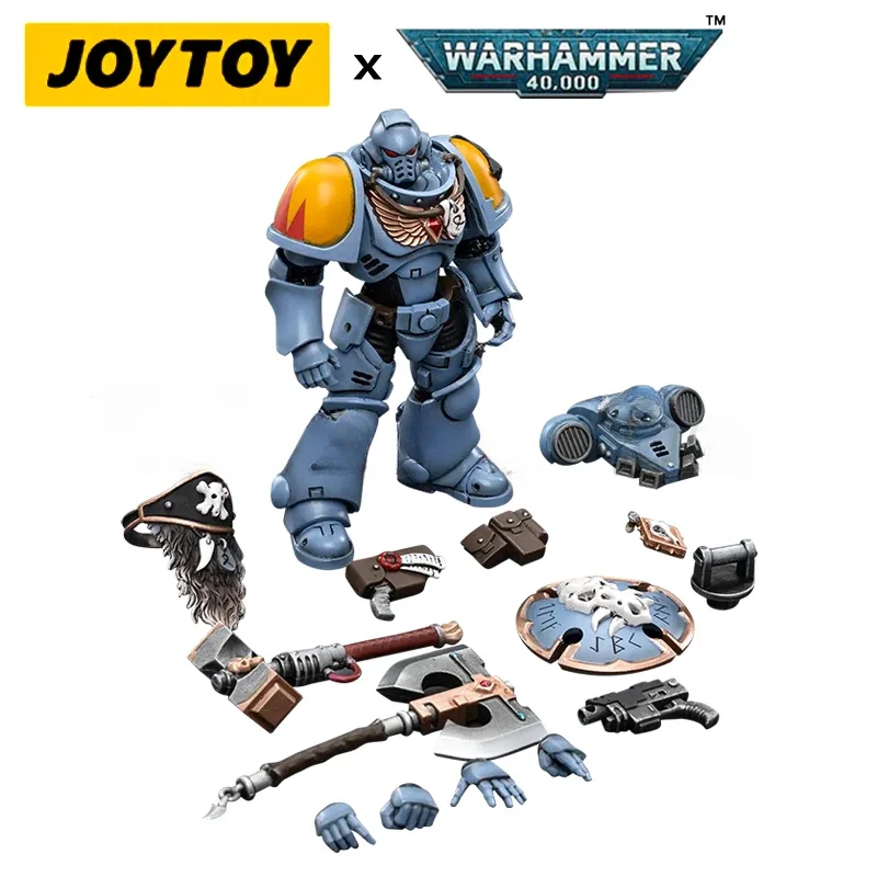 JOYTOY 1/18 Actionfigur 40K Space Wolves Claw Pack Sigyrr Stoneshield Anime Collection Militärmodell