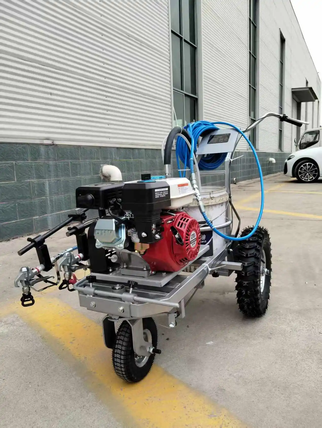 Cold Paint Road Line Marking Machine for Roads & Parking Lots
