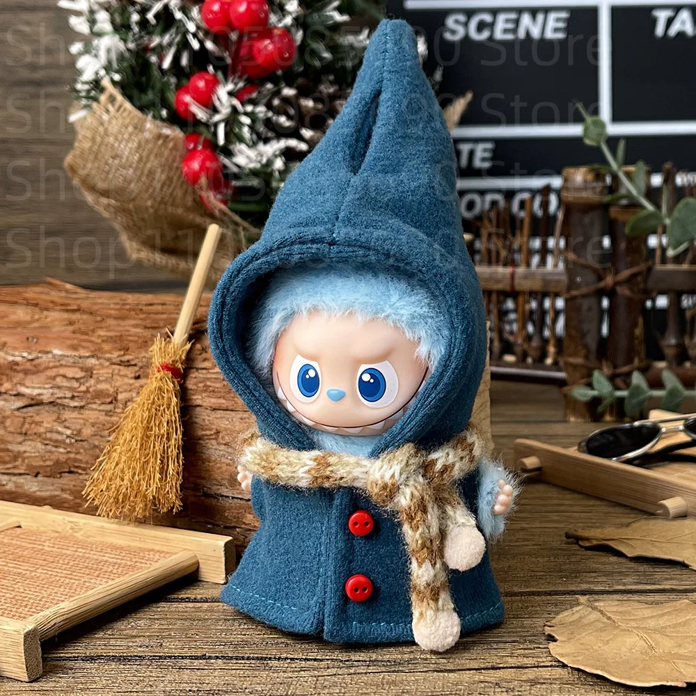 Ubranka dla Labubu 4.0 The Monsters Pin for Love Series Doll Elf Cloak Dress Up Clothing for Labubu V4 Doll Clothing Outfit Accessories