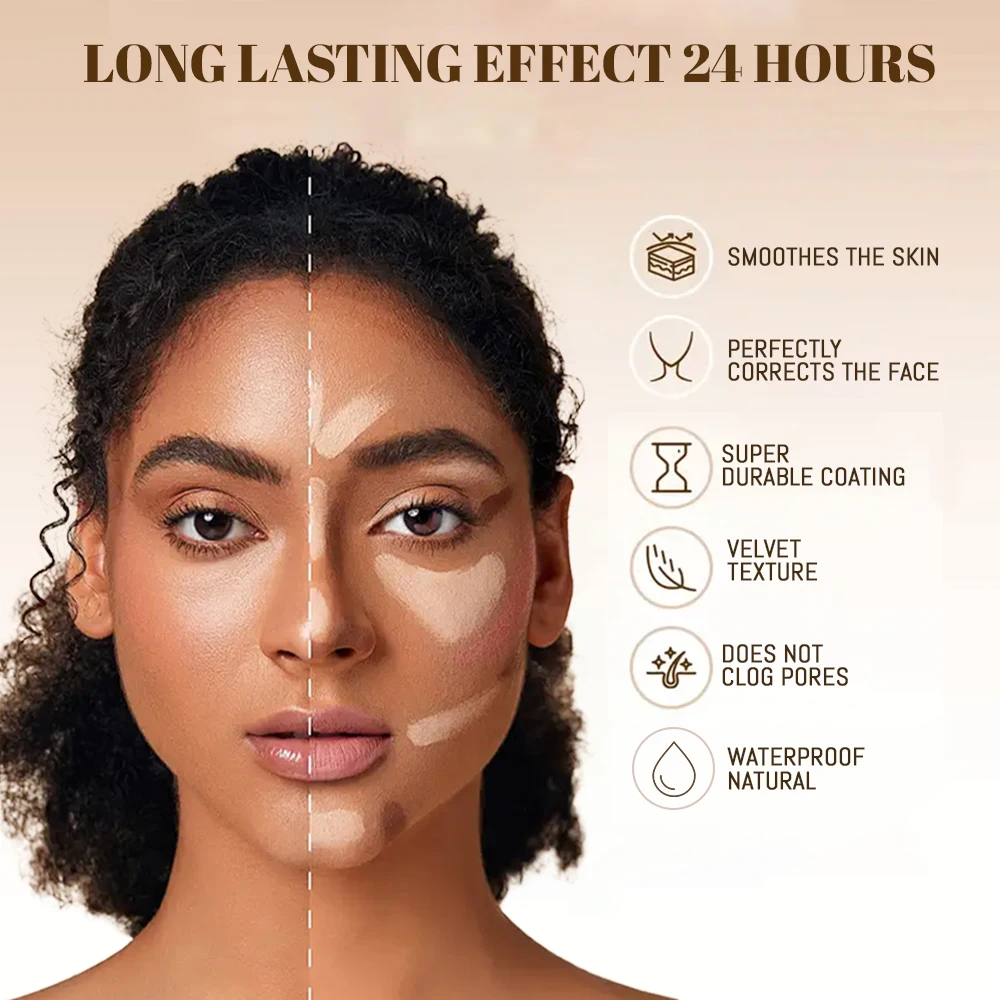 Paleta correctora de crema de 10 colores cobertura completa, corrector profesional para cubrir marcas, ojeras, líneas, pecas, tatuajes, resistente al agua