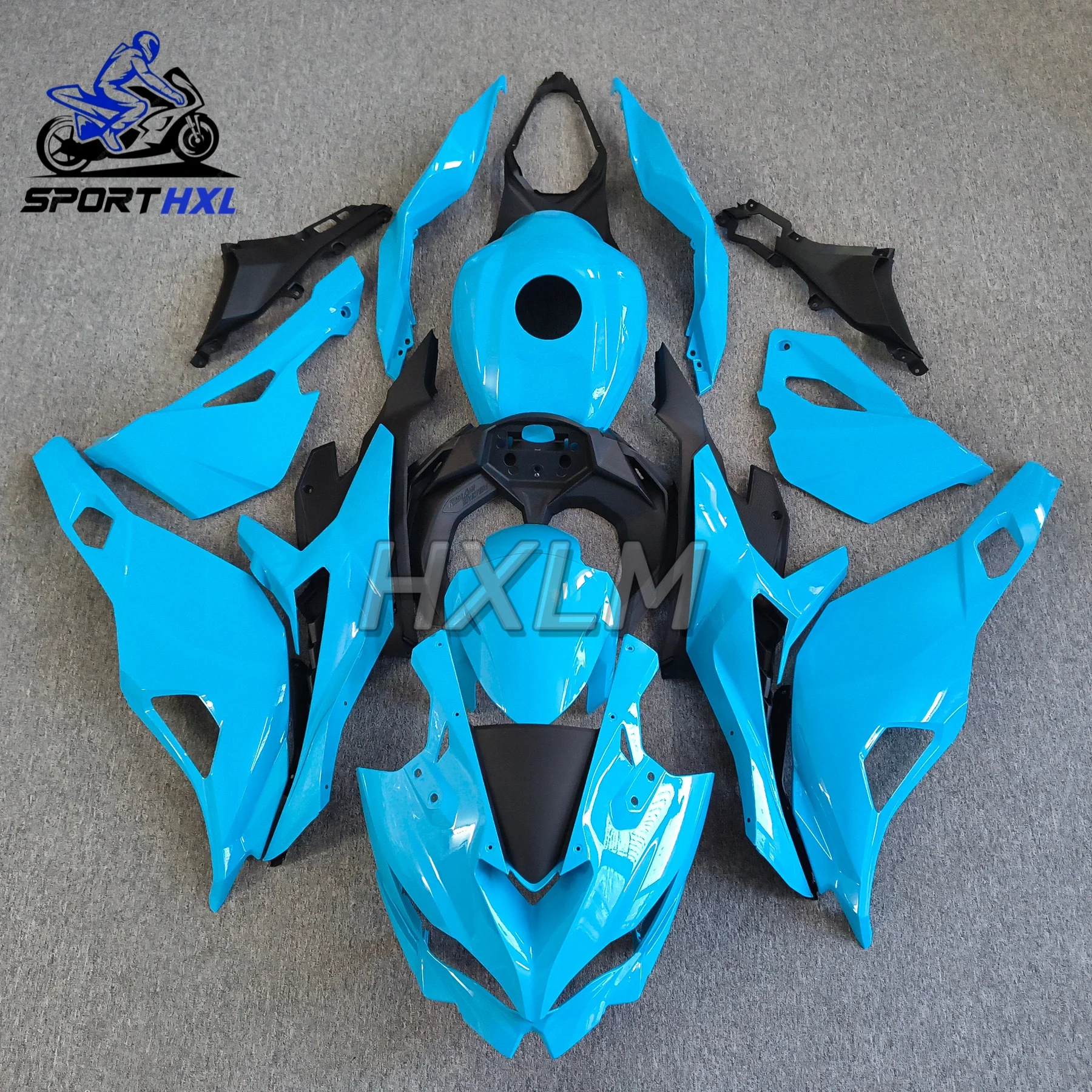 Factory Direct ZX4R ZX 4R ZX4RR Moto Injection Cowling Full Green Black Printed Yellow Bodywork Fairing Kits Fits Kawasaki 2019