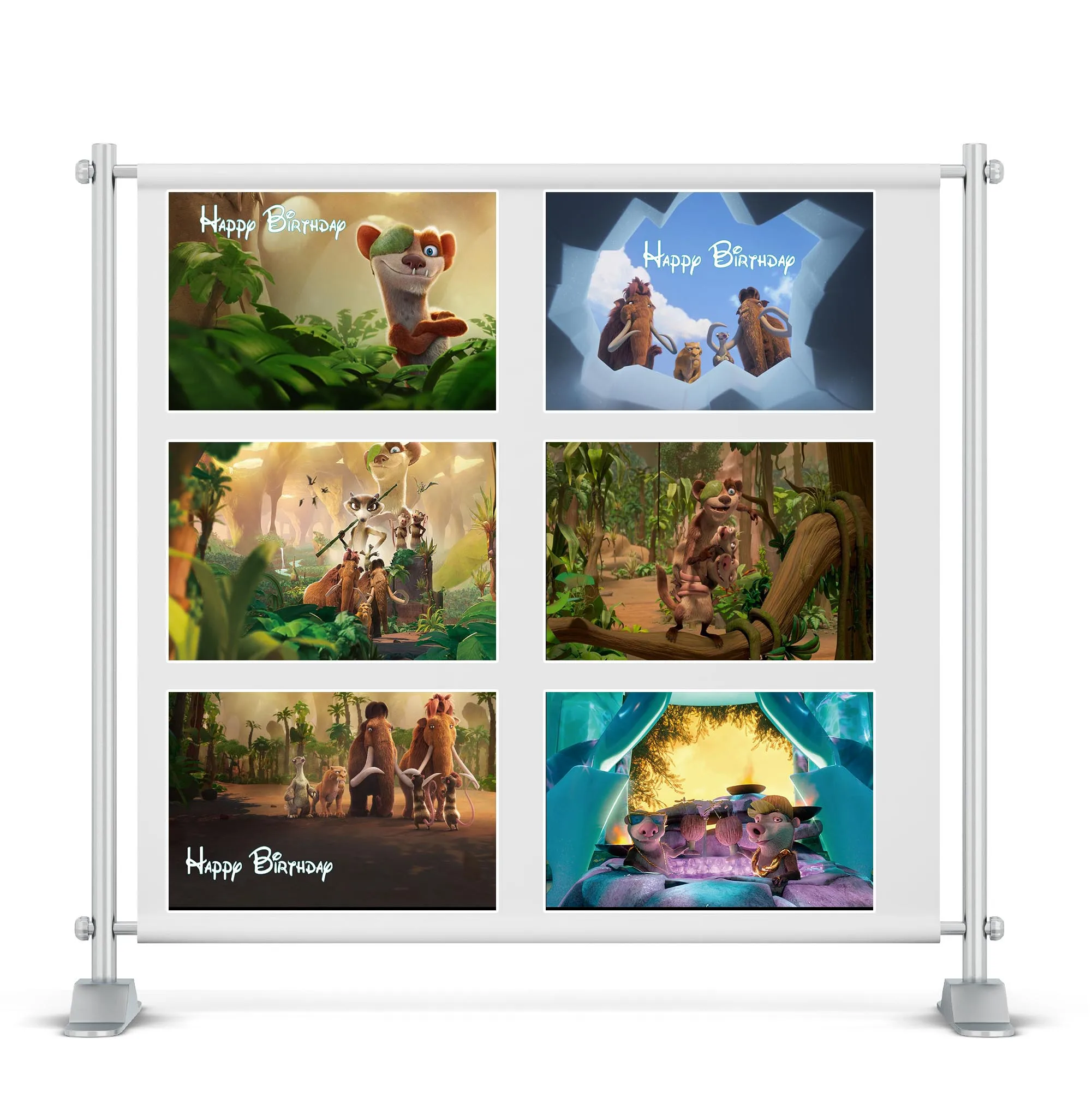 

Disney Ice Age Photography Backdrops Custom Cartoon Birthday Photo Backdrop Party Background Photography Props Photoshoot