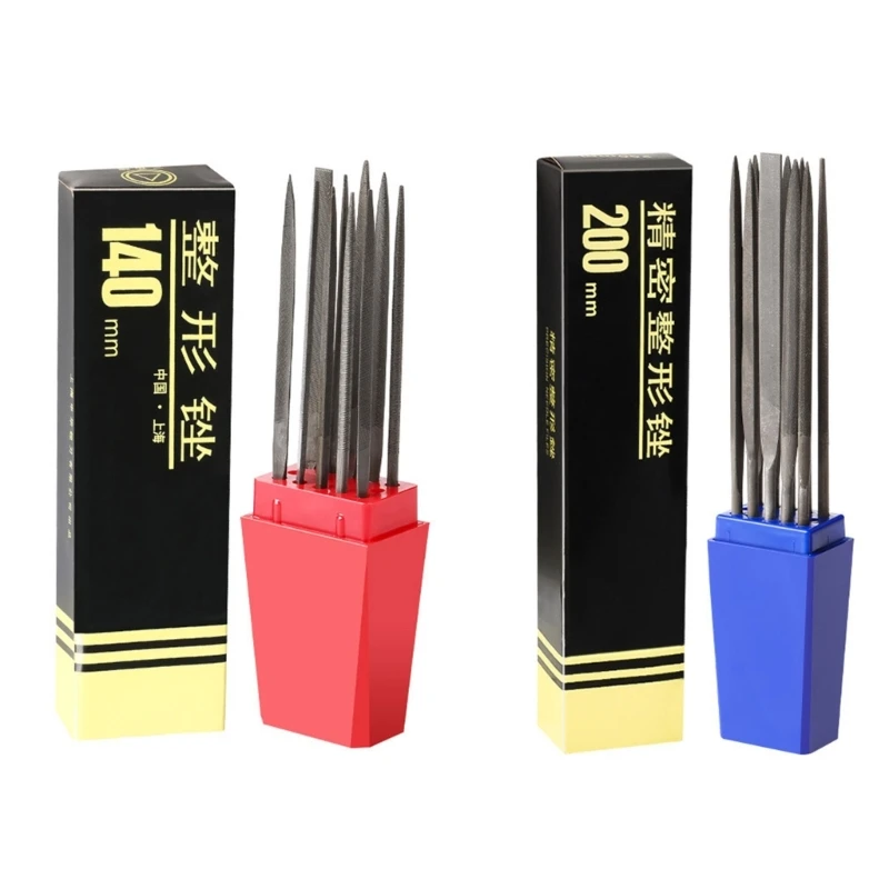 10Pieces Multipurpose Needle File Collection Jewelry Designing Tool Comes with Protective Case Jewelry Polishing Files