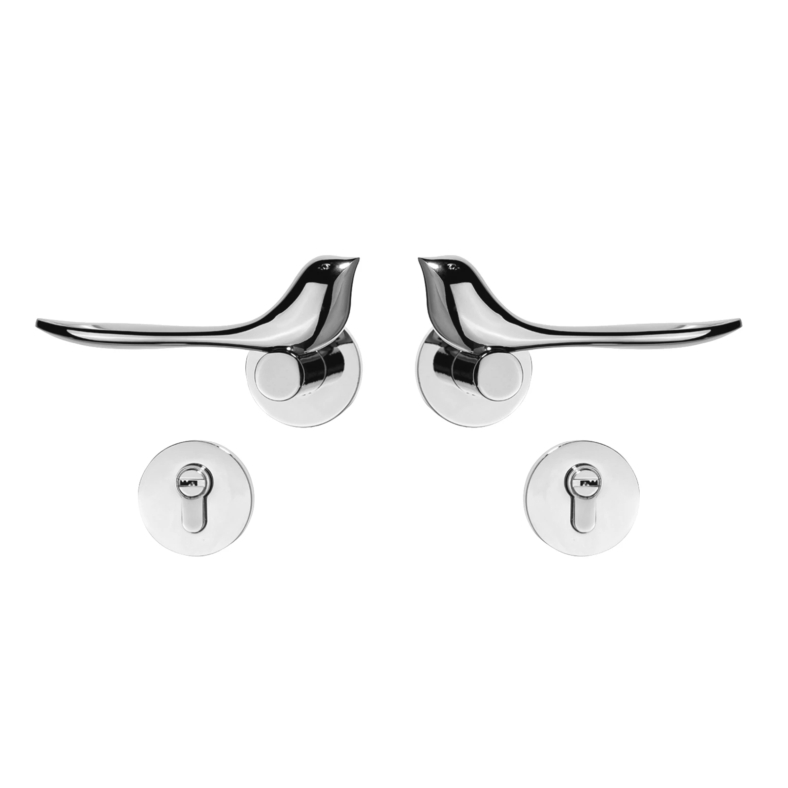 Lock Locksets Bird Appearance Modern Door Hardware Lever Handle Door Office Bathroom Bedroom