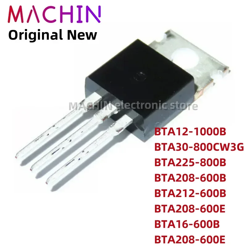 1 قطعة BTA12-1000B BTA30-800CW3G BTA225-800B BTA208-600B BTA212-600B BTA208-600E BTA16-600B BTA208-600E TO220 MOS FET TO-220