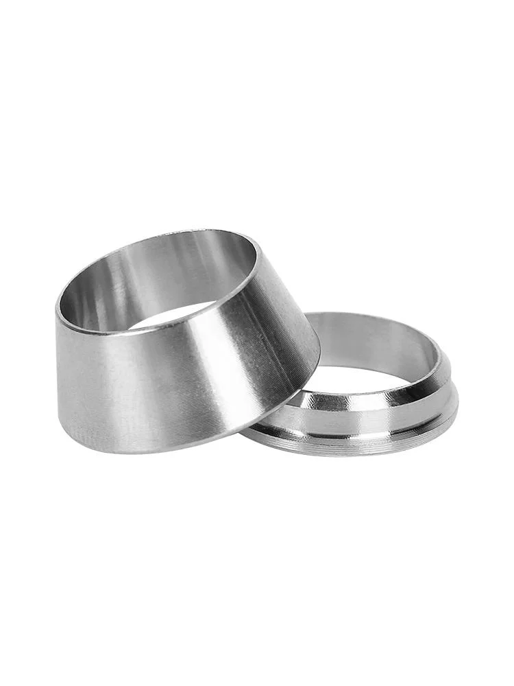 1/8" 1/4" 3/8" 1/2" 3/4" 1" 2 3 4 5 6 8 10 12 14 15 16-25 mm Doppelhülse 304 316 Edelstahl-Kompressionsverbinder – Detail 3