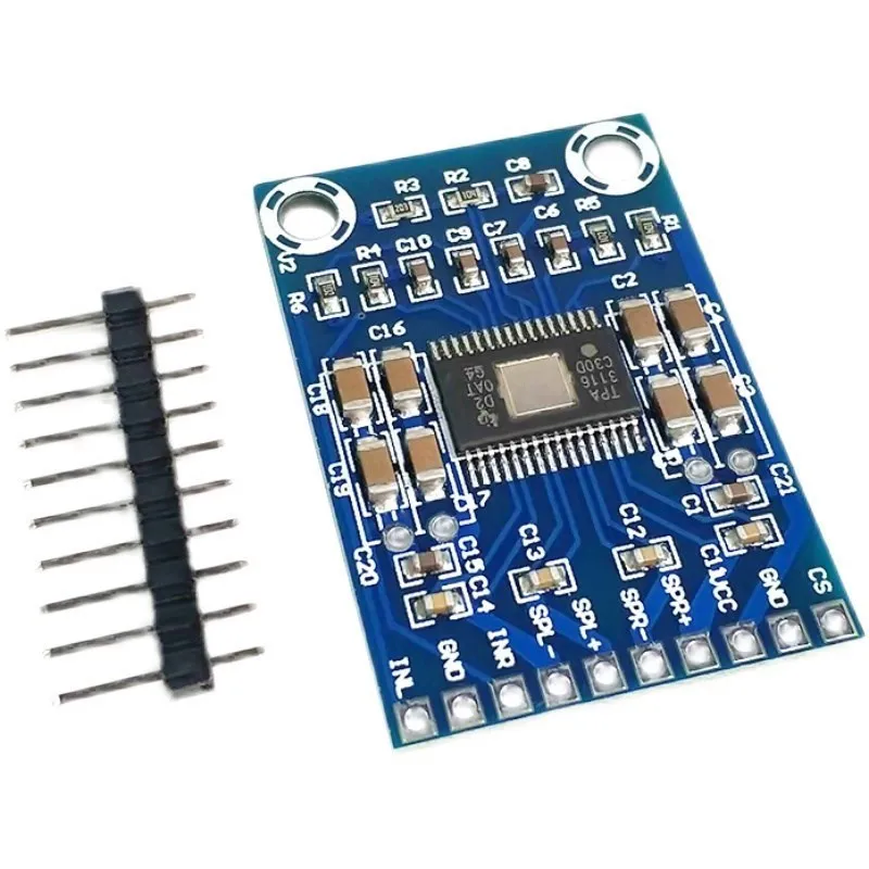 

DC 12V-24V 2x50W Dual Channel Mini Digital Amplifier D Class 50W+50W TPA3116D2 XH-M562 Amplifier 50W Power Amplifier Board