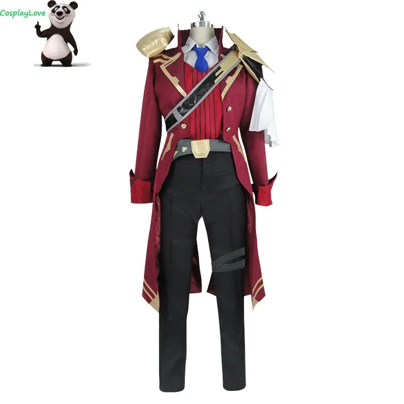 CosplayLove LOL Battle Academia Skin Graves Costume Cosplay per ragazzo uomo Halloween Natale Realizzato su misura