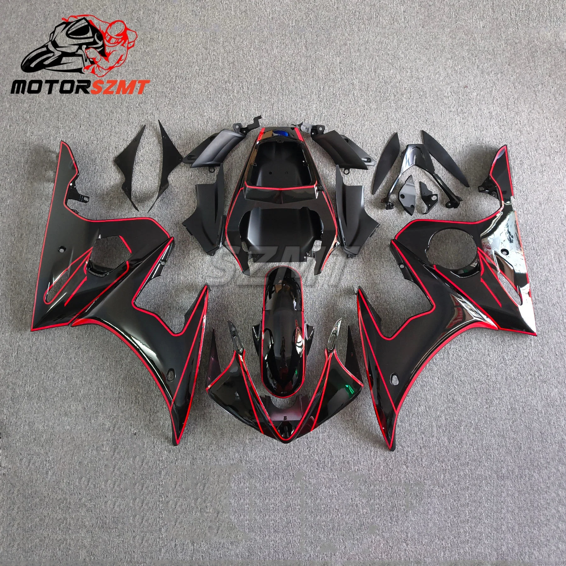 

Motorcycle Fairing kit for YAMAHA YZF-R6 2003 2004 2005 model black YZF R6 fairings set 03 04 05