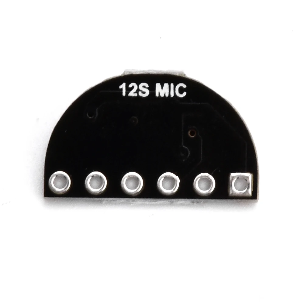 High sensitivity single microphone module,I2S interface,low noise,can be matched with development board, black,with pin array