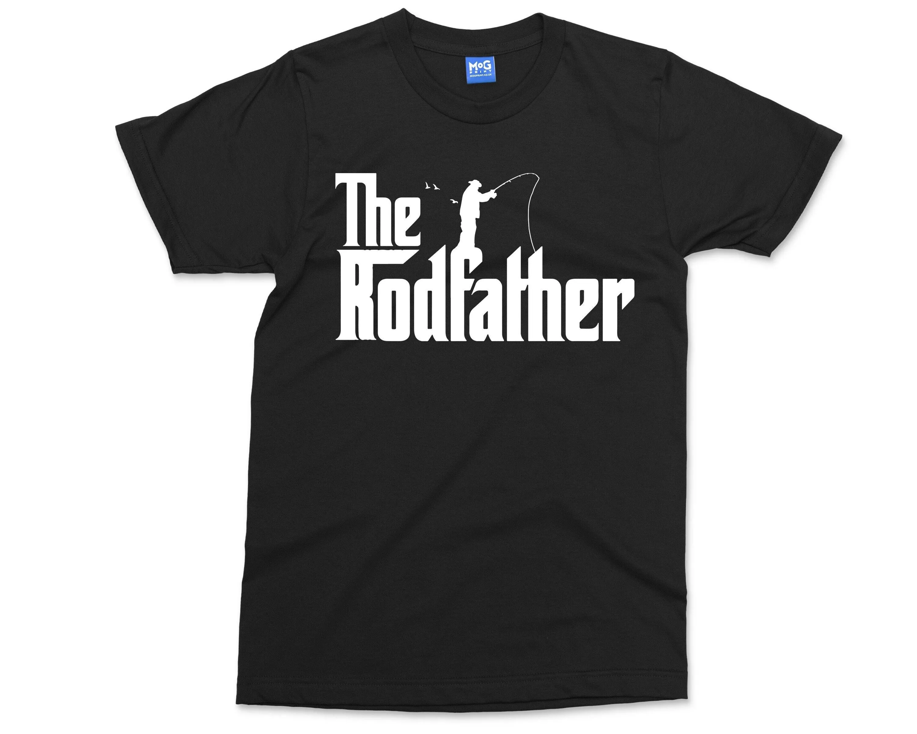 The Rodfather T shirt Fishing Lover Funny Fisherman Rod Fish Catcher SportFishing s for Him