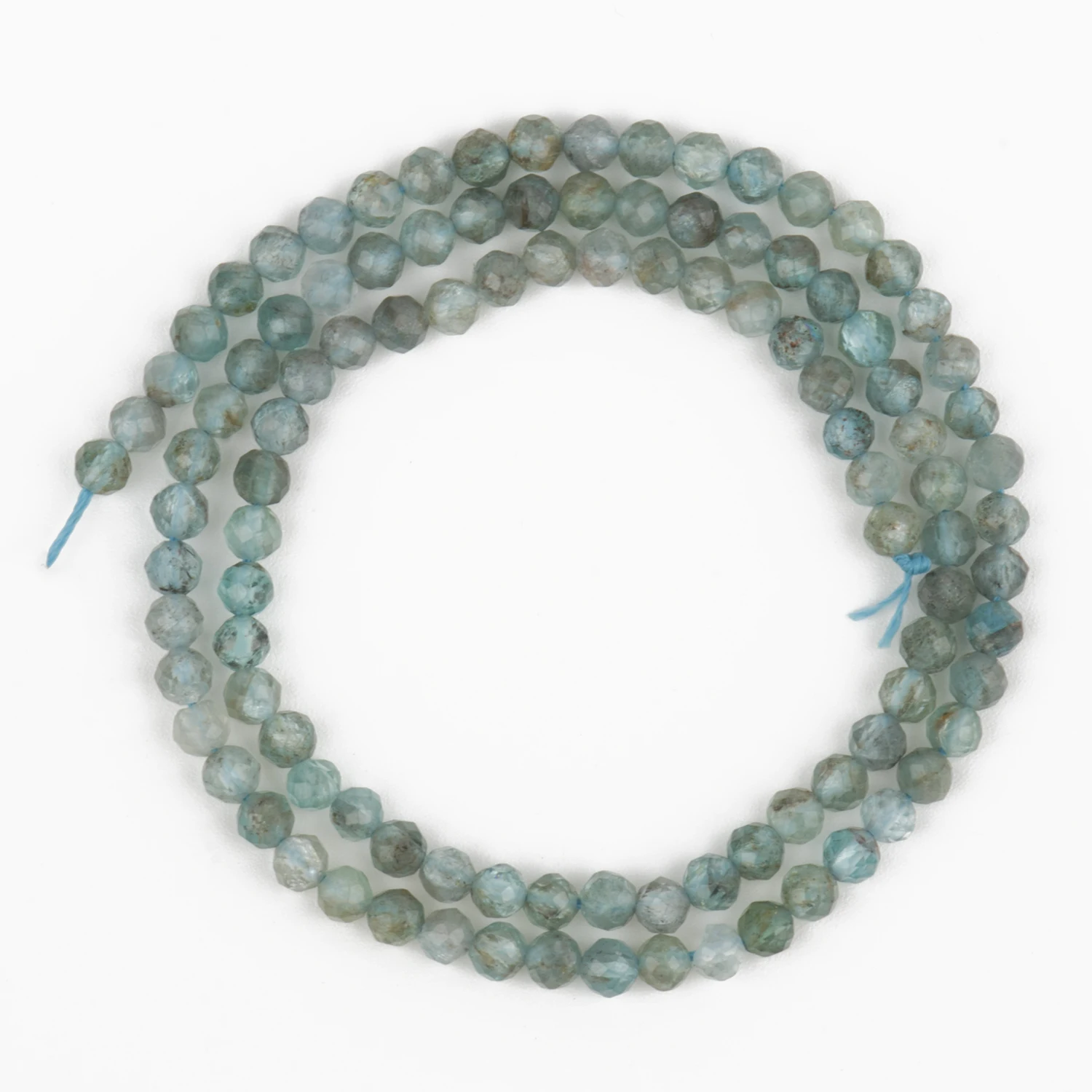 Natürliche facettierte bunte Turmalin-Steinperlen, runde lose Distanzperlen für Schmuckherstellung, DIY-Armband-Zubehör, 15 Zoll, 2, 3, 4 mm