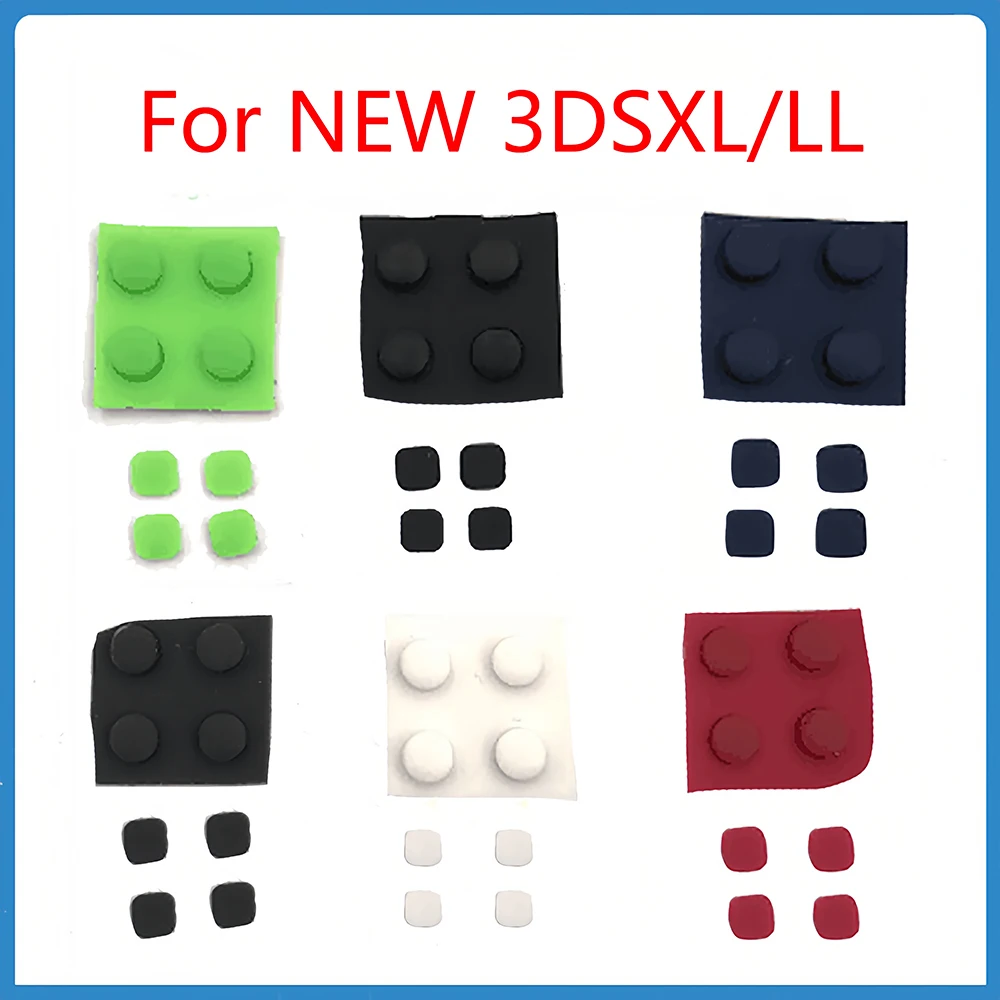 10Set For New 3DSXL Screws Hole Cover For New 3DS XL LL Host Screen Rubber Plug Console Front Back Screw Hole Glue Particles