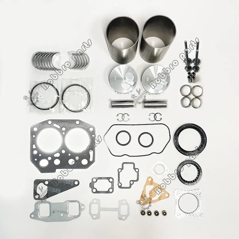 2D70E Overhaul Rebuild Kit Full Gasket Piston Rings Main ConRod Bearings For Komatsu Excavator PC10MR-2 PC09-1 PC10UU-5